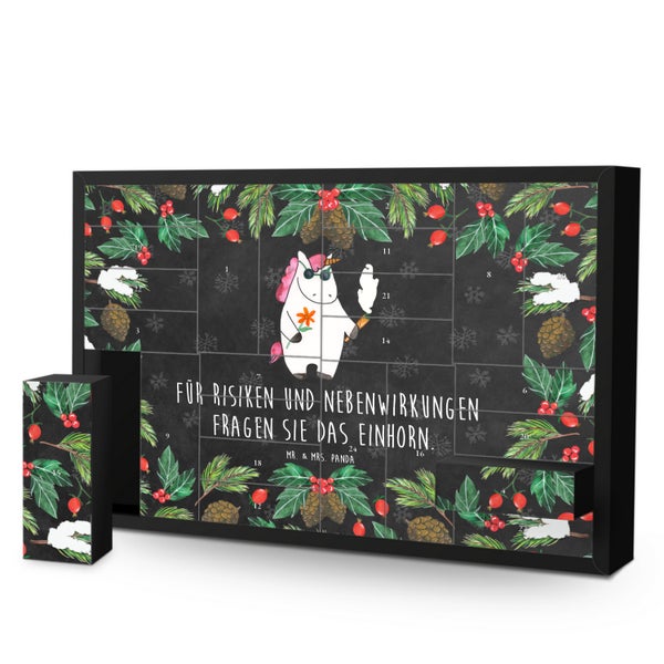 Mr. & Mrs. Panda Befüllbarer Adventskalender Einhorn Woodstock - Schwarz