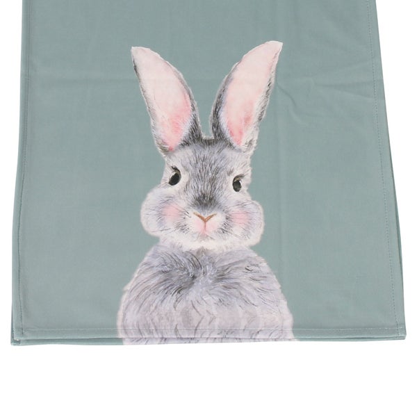 FRANK FLECHTWAREN | Tischläufer Häschen, POLYESTER, 40 x 140 cm