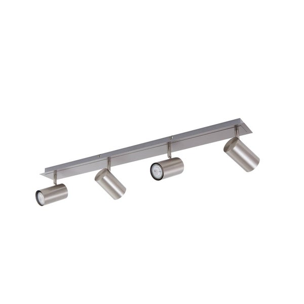 Deckenleuchte mit vier Strahlern aus Metall