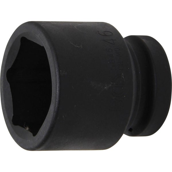 BGS Kraft-Steckschlüssel-Einsatz Sechskant Antrieb Innenvierkant 25 mm (1) SW 46 mm - 5846
