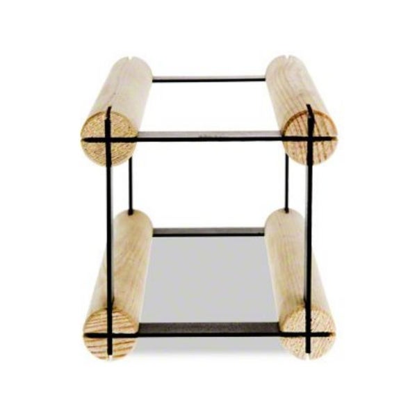 PROREGAL Modulares Weinregal Vinotega Mod Metal HxBxT 12,5 x 12,5 x 24,5 cm 1 x 1 Flasche Massives Kiefernholz Natur