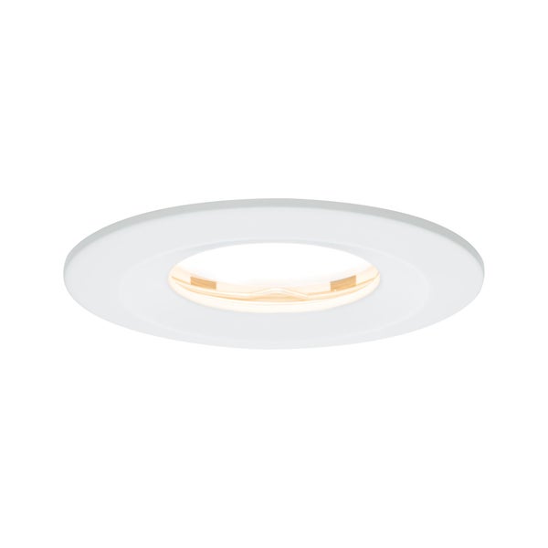 LED Einbauleuchte Nova Plus Coin starr IP65 rund 78mm Coin 6W 470lm 230V dimmbar 2700K Weiß matt