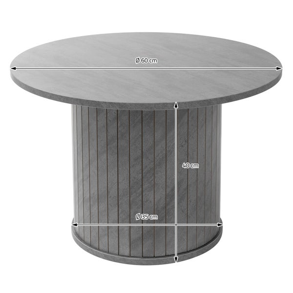 Höhenverstellbarer ergonomischer Bürostuhl mit Kopfstütze, gepolsterten Armlehnen und Stoffbezug, Darstellung der Höhenverstellung.