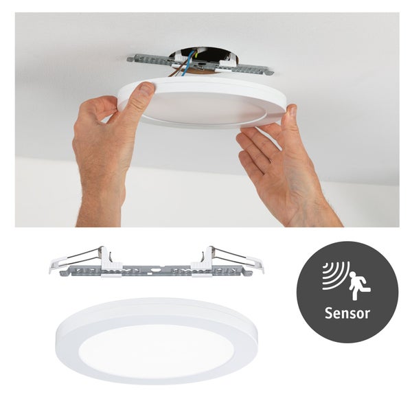 LED-Außenleuchte mit Bewegungsmelder und Zigbee Logo