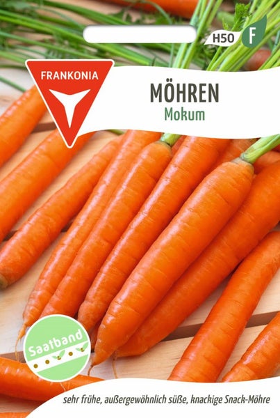 Möhren Saatband der Sorte Mokum von Frankonia