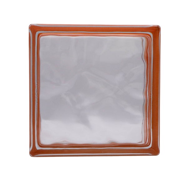 Quadratischer Glasbaustein