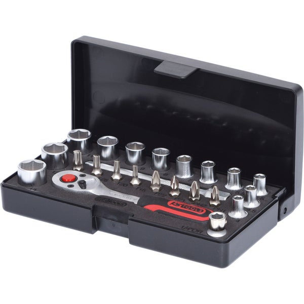 KS TOOLS 1/4 Steckschlüssel-Satz 23tlg. - 911.0623