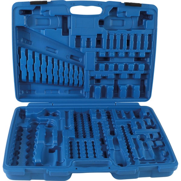 Werkzeugtasche mit Tragegriff und mehreren Fächern für Werkzeug