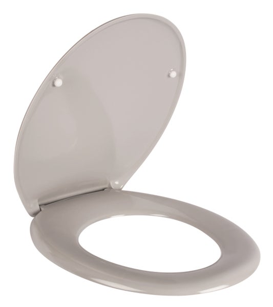 Calmwaters® Spülrandloses Wand WC im Set in Manhattan-Grau, Tiefspüler mit WC Sitz aus Urea-Duroplast mit Absenkautomatik, 99000191