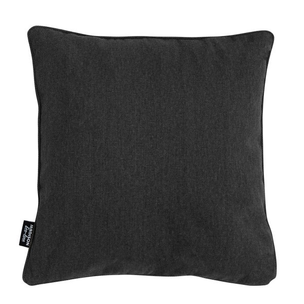Dekokissen Schwarz Canvas Eco+ - Ca. 50x50 cm - 4er-Set