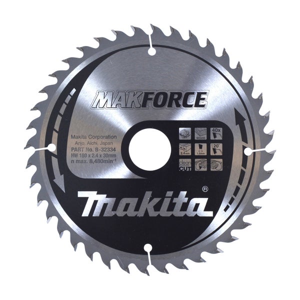 Makita MAKFORCE Sägeblatt 180x30x40Z - B-32334