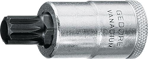 Gedore Steckschlüsseleinsatz INX 19 1/2″ Innen-Vielzahn M10 55 mm - 6159430