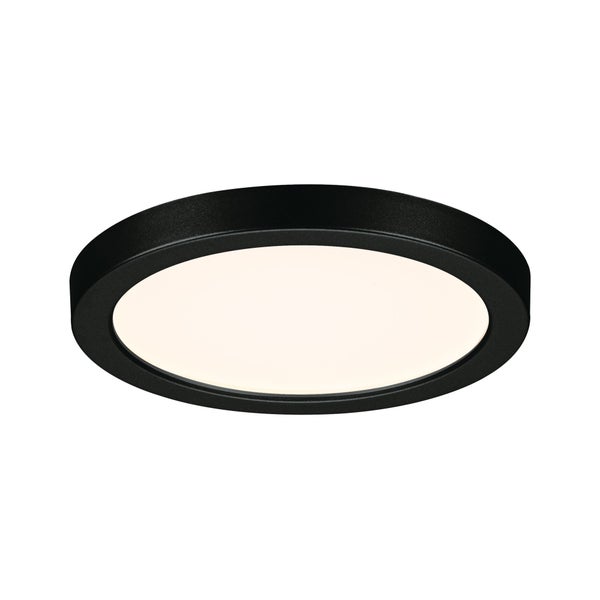VariFit LED Einbaupanel Areo IP44 rund 118mm 6,5W 550lm 3000K Schwarz
