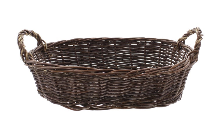 FRANK FLECHTWAREN | Schale Rustikal, WEIDE, 39 x 29 x 11 cm