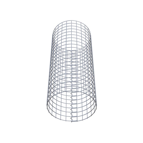 Gabionensäule Durchmesser 42 cm MW 5 x 5 cm rund - Höhe: 100 cm