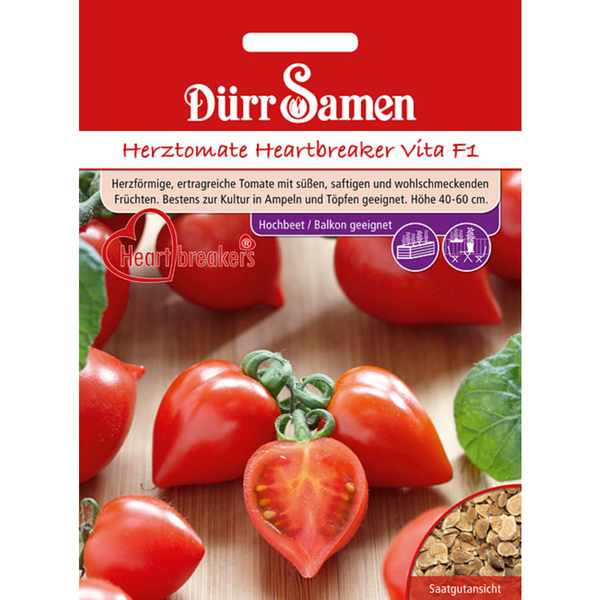 Herztomaten Heartbreaker Vita F1 Saatgut von Dürr Samen