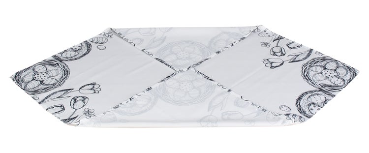 FRANK FLECHTWAREN | Tischdecke Moderne Ostern, POLYESTER, 85 x 85 cm
