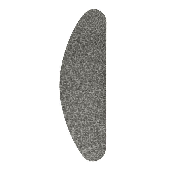 Stufenmatte halbrund mit geometrischem Muster für Treppen