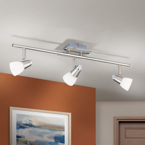 Strahler Retro Max 3-flammig G9 Satin Weiß – Deckenstrahler LED geeignet modern