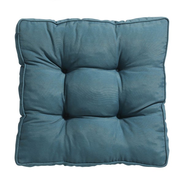 Sitzkissen Florance Panama seeblau - Ca. 47x47 cm - 4er-Set
