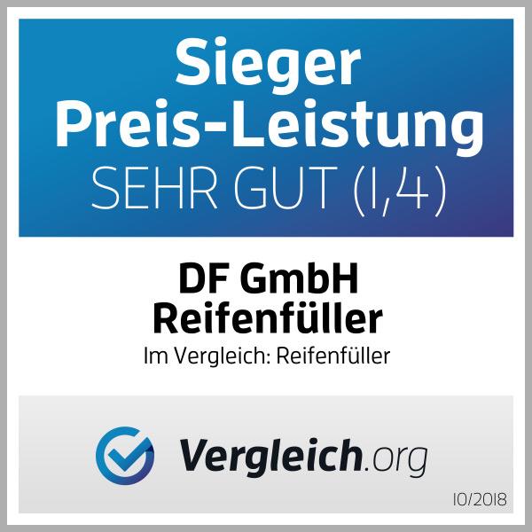 DF-Reifenfüller geeicht, präziser Luftdruckprüfer, Reifenfüllgerät mit 4 Adapter
