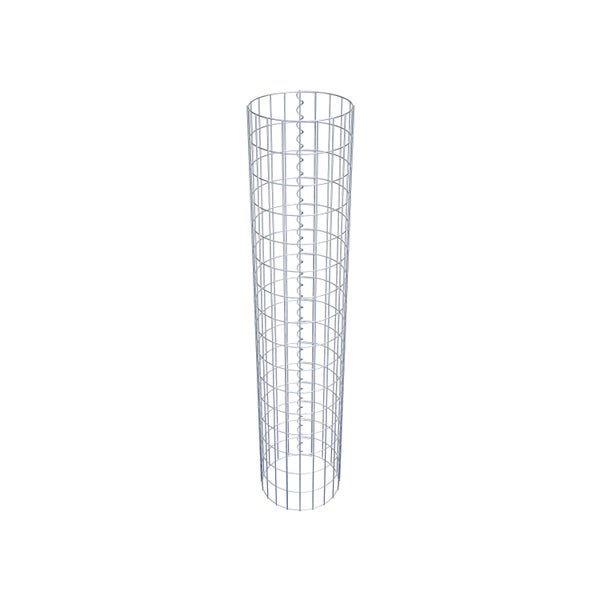 Gabionensäule Durchmesser 32 cm, MW 5 x 10 cm rund - Höhe: 1,60 m