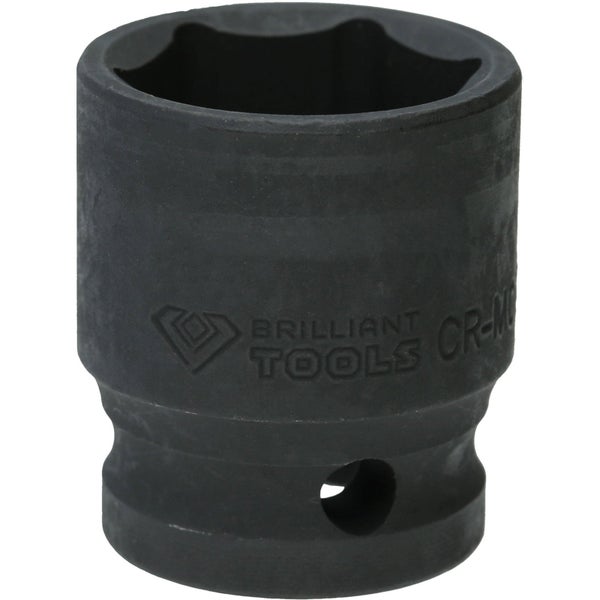 BRILLIANT TOOLS 1/2 Kraft-Stecknuss Sechskant 24 mm kurz - BT022648