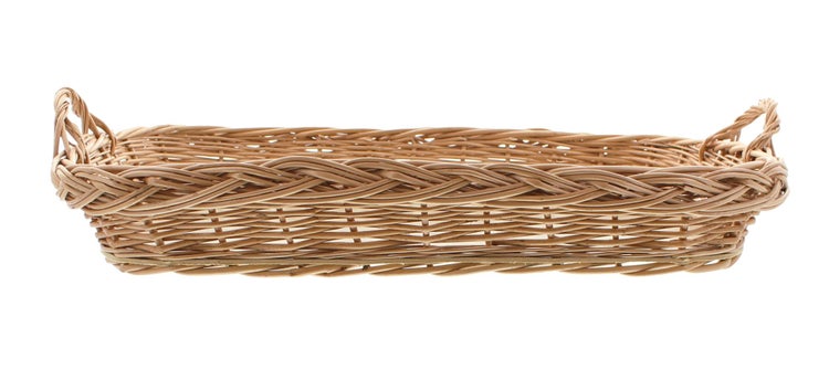 FRANK FLECHTWAREN | Tablett Weidengeflecht, WEIDE, 50 x 35 x 8 cm
