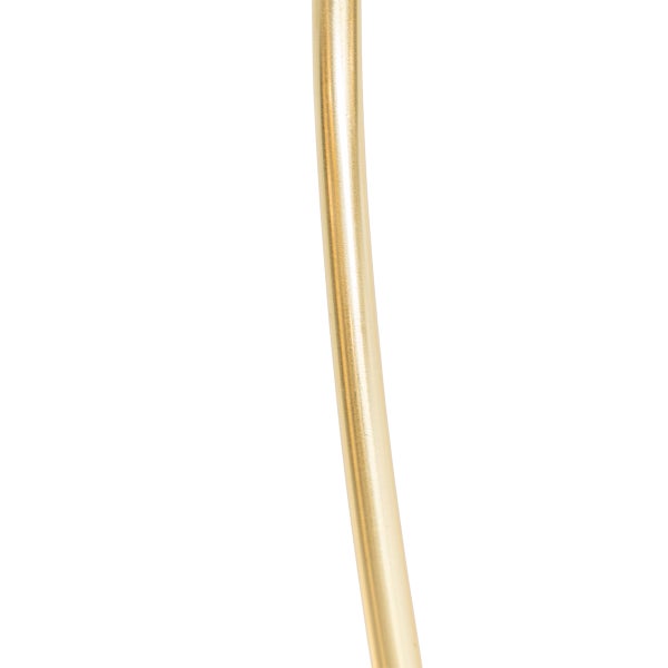 Detailaufnahme eines goldenen Metallbeins