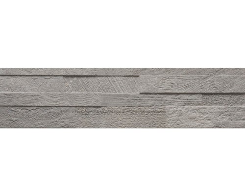 Feinsteinzeug Verblender Sandstein Braungrau 3D, 15x61cm
