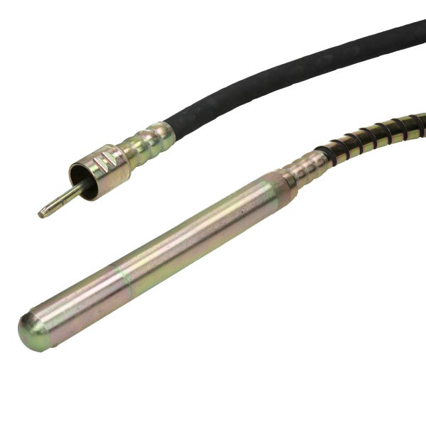 ECD Germany Rüttelflasche für Elektro Betonrüttler, 6m Schlauch, Ø45mm/40cm Vibrationsstab, Ersatz Flaschenrüttler, Rüttelstab-Flasche für Betonrüttler Betonverdichter Vibrationsflasche Rüttelschlauch