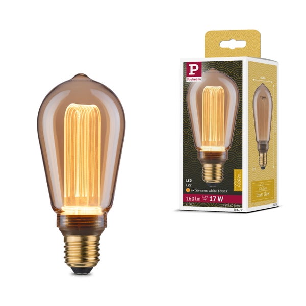 Inner Glow Edition LED Kolben Arc E27 230V 160lm 3,5W 1800K Gold