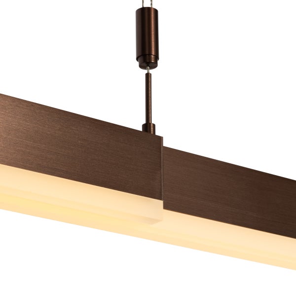 Detailansicht einer LED-Hängeleuchte