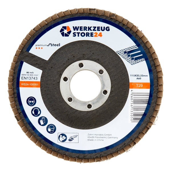 Schleifmopteller 115x22,23 mm A60