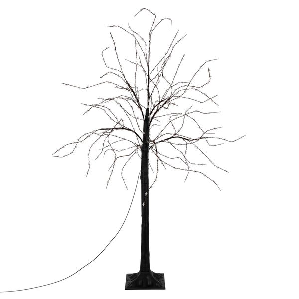 ECD Germany LED-Baum 120 cm mit 480 warmweißen LEDs, Künstlicher Weihnachtsbaum, Lichterbaum mit sternförmigen Lampen, Deko-Baum für Weihnachten, Flexibel Zweige, Weihnachtsdeko für Innen & Außen IP44