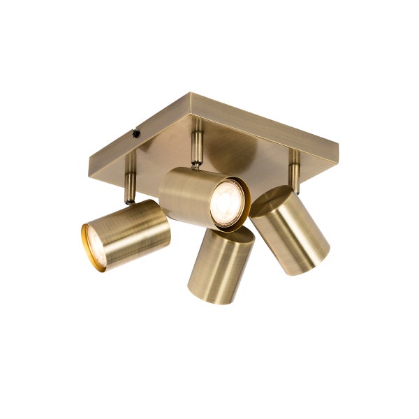 Deckenleuchte mit vier Strahlern