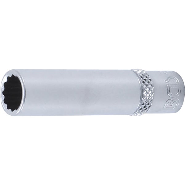 BGS Steckschlüssel-Einsatz Zwölfkant tief Antrieb Innenvierkant 6,3 mm (1/4) SW 8 mm - 10708