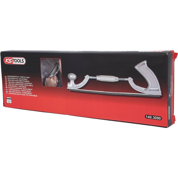 KS Tools Karosseriefeile, verstellbar, in Produktverpackung