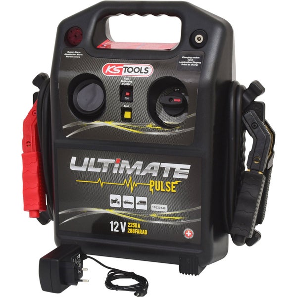 KS Tools Ultimate Pulse Starthilfe mit Zubehör