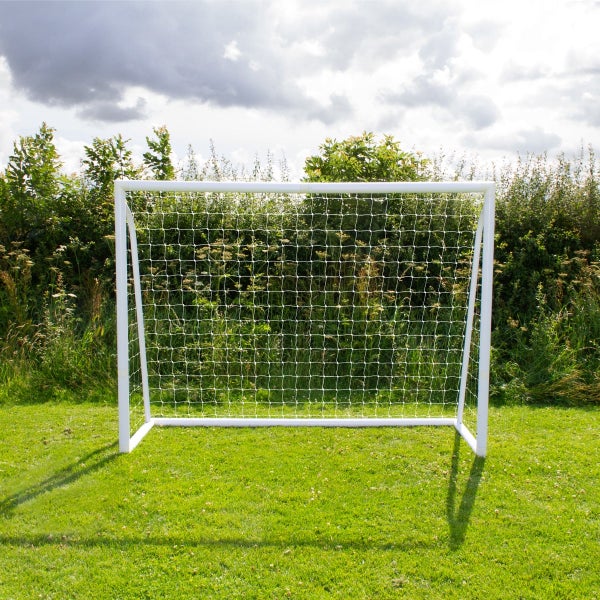 2,4m x 1,8m Fußballtor, Tragetasche und Torwand