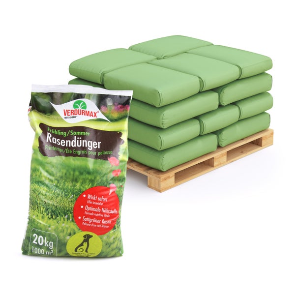 Verdurmax Frühlings- beziehungsweise Sommer-Rasendünger, 5 Kilogramm Sack