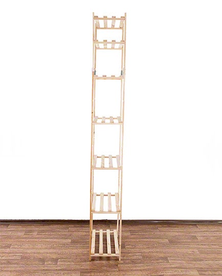 PROREGAL Holzregal Timbercraft HxBxT 220 x 65 x 28,5 cm Fachlast 35 kg 7 Fachboden 1,4 cm Dickes Kiefernholz Natur