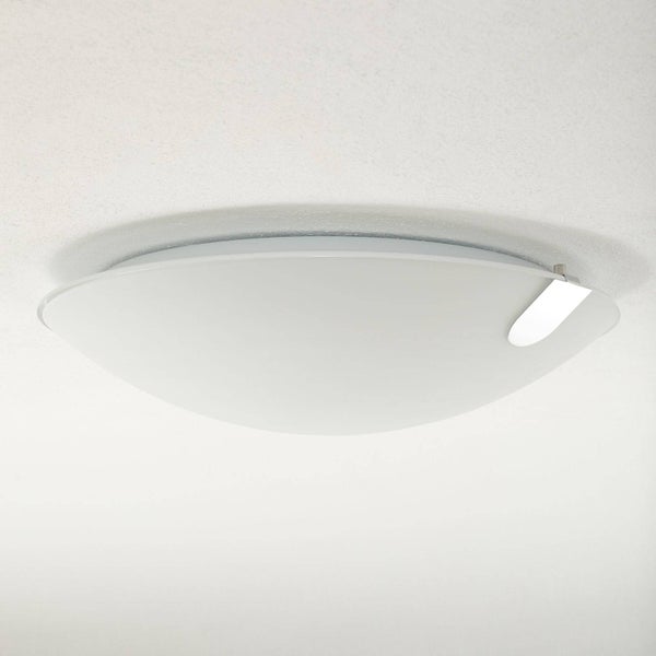 Arcchio LED Deckenleuchte Telie (Modern) in Weiß aus Glas, - Lampe Deckenlampe Wohnzimmerleuchte
