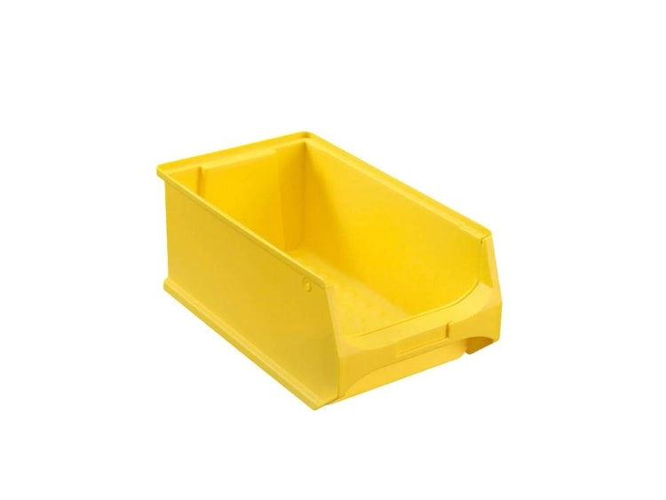 PROREGAL Gelbe Sichtlagerbox 4.0 HxBxT 15 x 20 x 35 cm 7,2 Liter Sichtlagerbehälter Sichtlagerkasten Sichtlagerkastensortiment Sortierbehälter