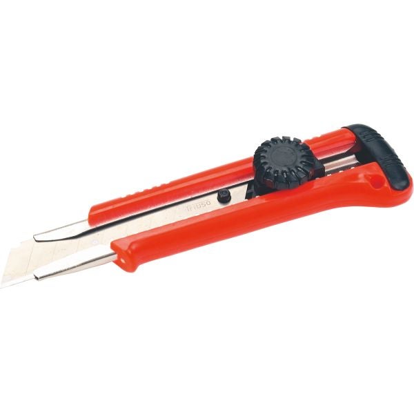 Triuso Cuttermesser mit Abbrechklinge 18mm, Feststellrad, Hobbyline - 1 Stück