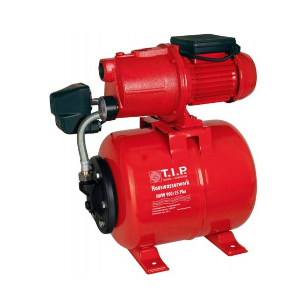 Hauswasserwerk mit Druckkessel und Pumpe