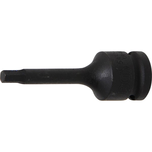 BGS Kraft-Bit-Einsatz Antrieb Innenvierkant 12,5 mm (1/2) Innensechskant 6 mm - 5481-M6