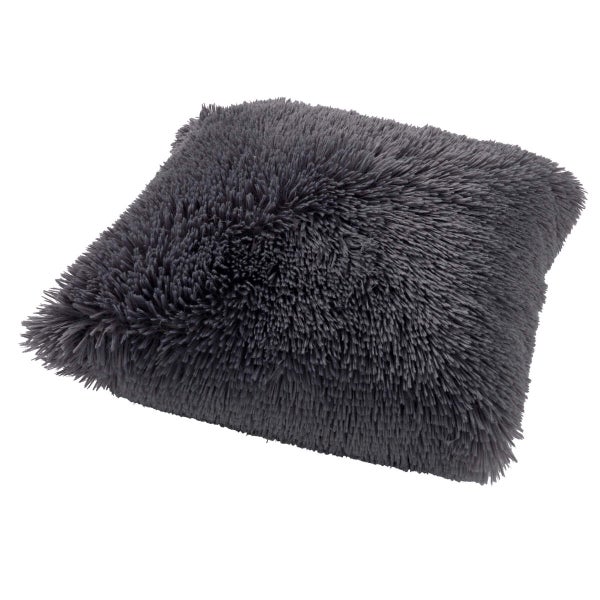 Fluffy Dekokissen - Fluffy 60x60 cm, Grau