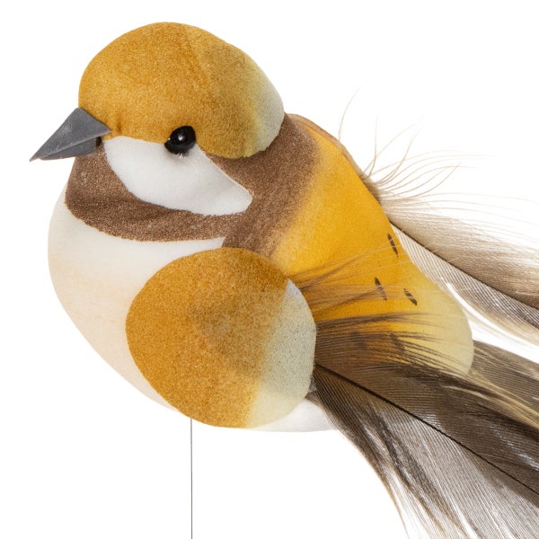 Dekorativer Vogel mit Federn für den Innenbereich