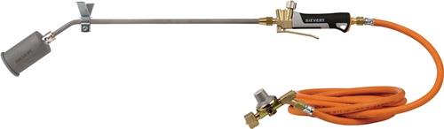 Dachbrenner mit Schlauch und Druckminderer